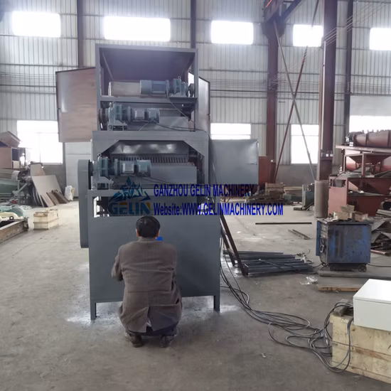 Tambor úmido de rejeição de ganga de minério de ferro Separador magnético permanente para desbaste