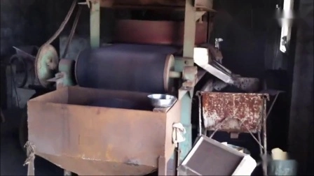 Máquina de reciclagem de metal ferroso tambor separador magnético seco para quartzo